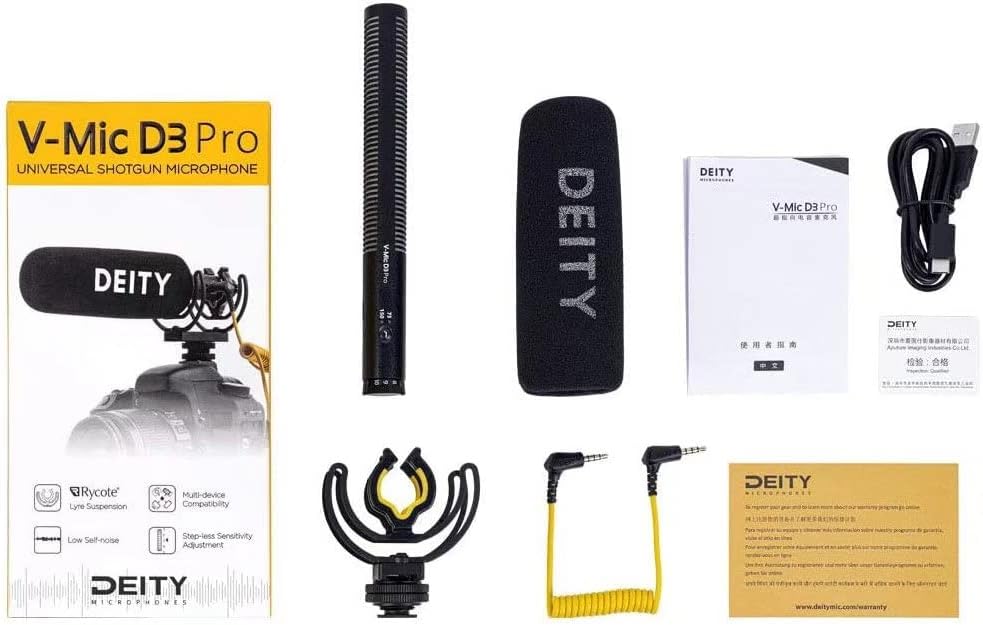 Deity V-Mic D3 Pro directional microphone (sale of returned goods)