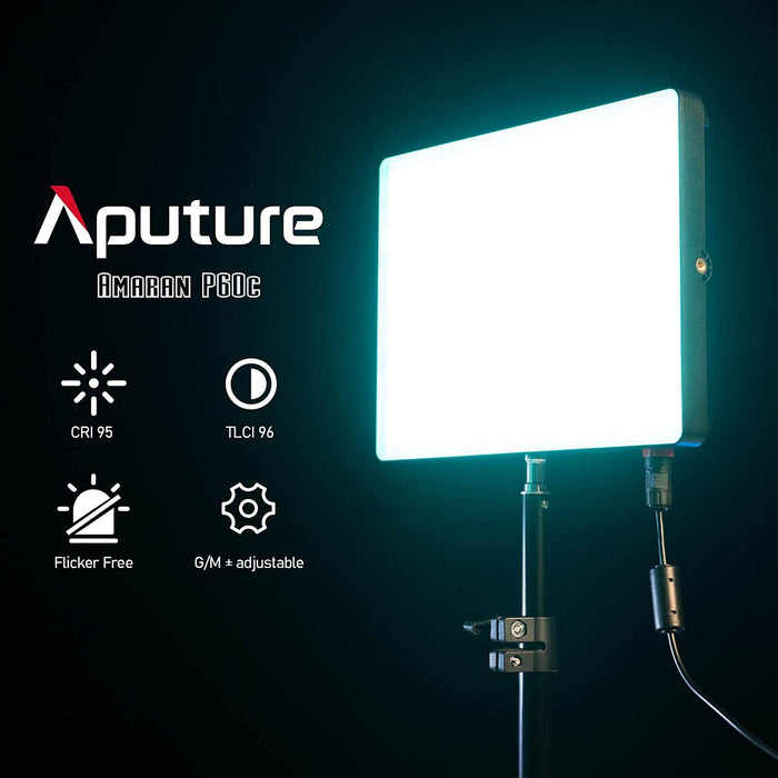 Aputure Amaran P60c - RGBWW Light Panel (opened original packaging)