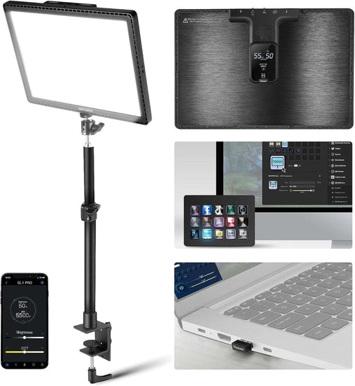 NEEWER Gl1 Pro 38x23cm Lichtpanel mit 2,4G/WLAN/Bluetooth/StreamDeck/App-Steuerung