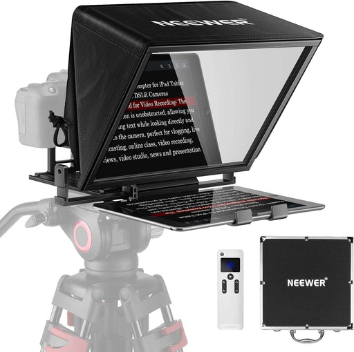 NEEWER X14 Teleprompter mit RT 110 Fernbedienung und APP Steuerung