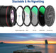 NEEWER 5-in-1 Magnetisches ND Filter Set (ND+CPL+MCUV+Ring+Cap)