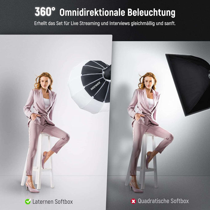 NEEWER NS65L 65cm quick release Laternen-Softbox